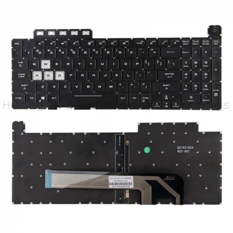 Gaming Keyboard Test - Klawiatura SS+New US Layout z podświetleniem