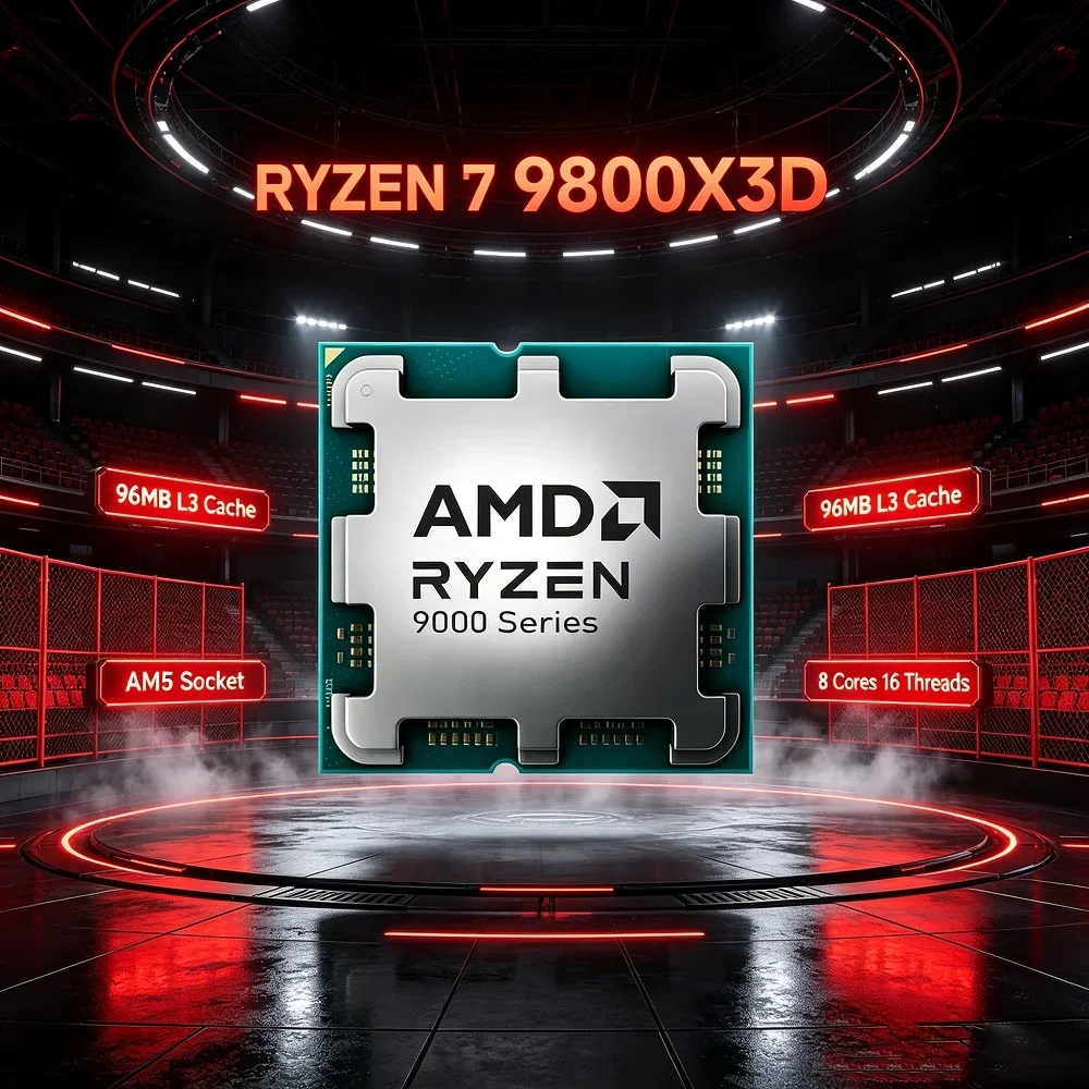 Amd Cpu Ryzen 7 - Ryzen 7 9800X3D, procesor AMD AM5