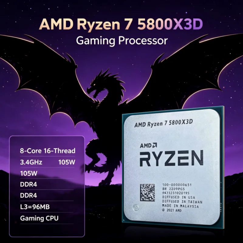 AMD R7 5800X3D 96 MB 8-rdzenio – Amd Cpu Ryzen 7 recenzja i cena
