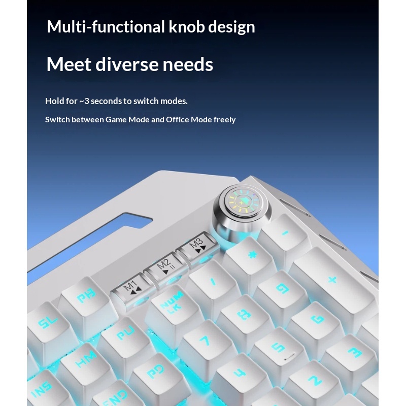 Eweadn Tk900 Bezprzewodowy Zes – Keyboard Gaming Blue Switch recenzja i cena
