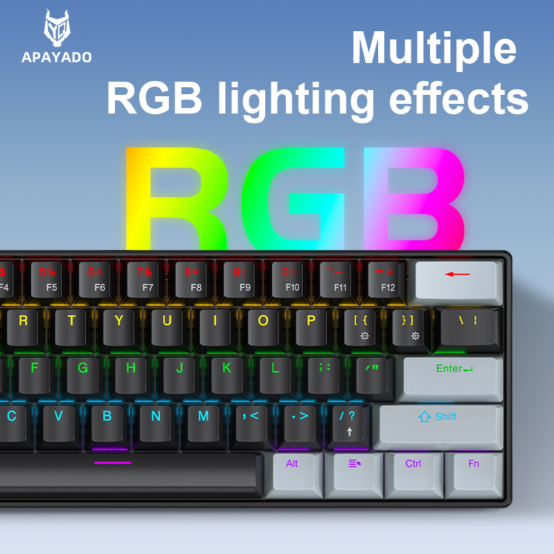 APAYADO K61 Mini Klawiatura Me – Keyboard Gaming Blue Switch recenzja i cena