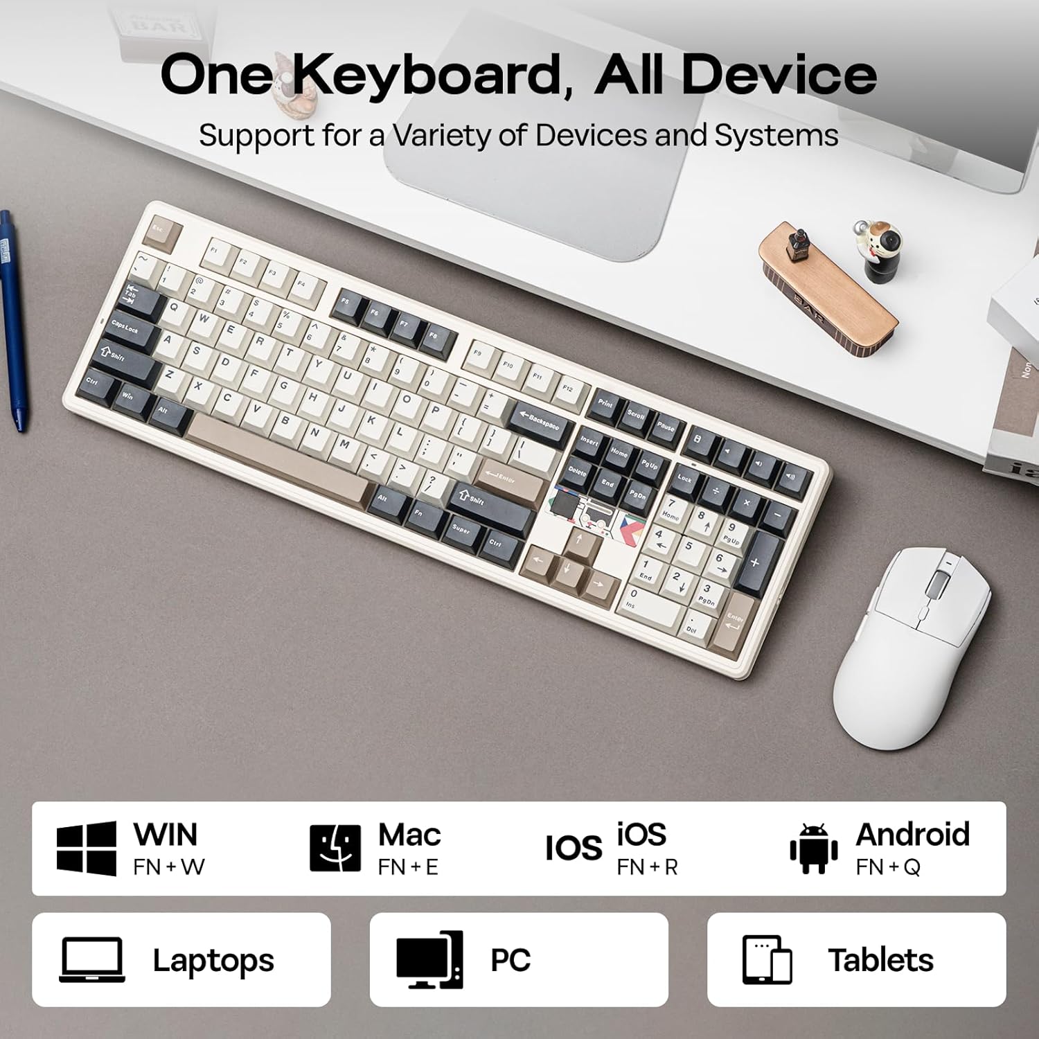 Aula F108 Pro V2 – bezprzewodo – Gaming Keyboard Hot Swappable recenzja i cena