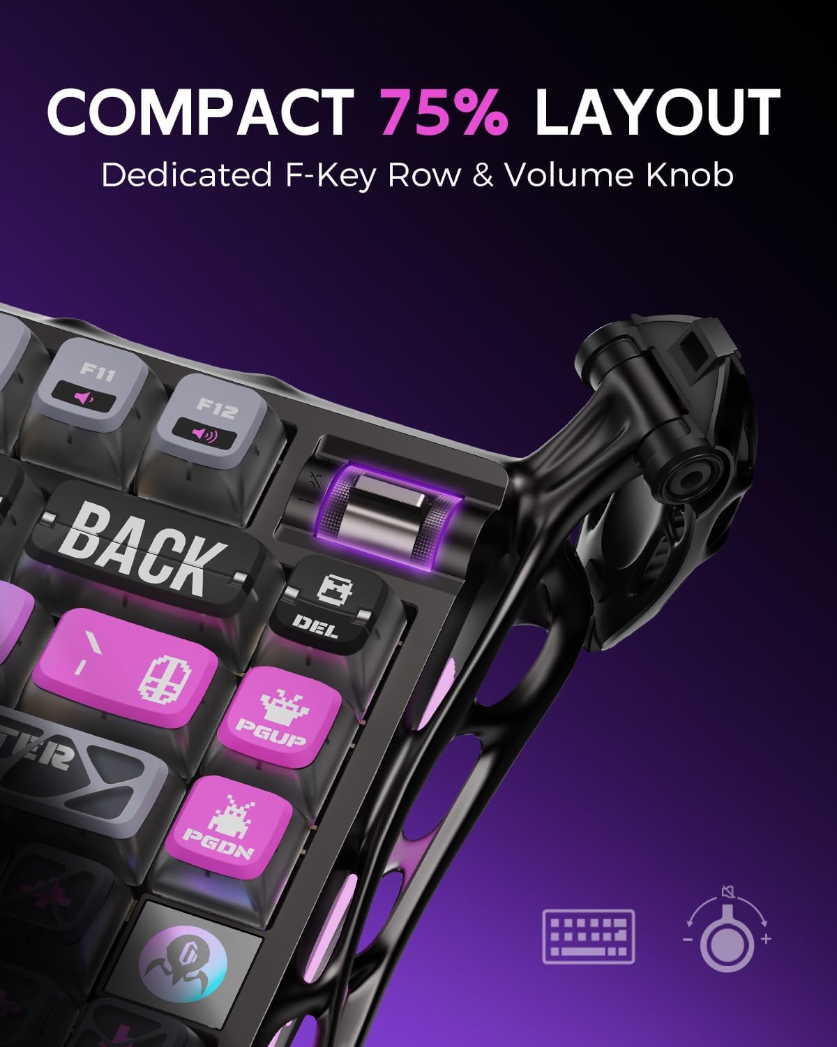 Gravity Planet K1 Pro 75% Trój – Gaming Keyboard Hot Swappable recenzja i cena