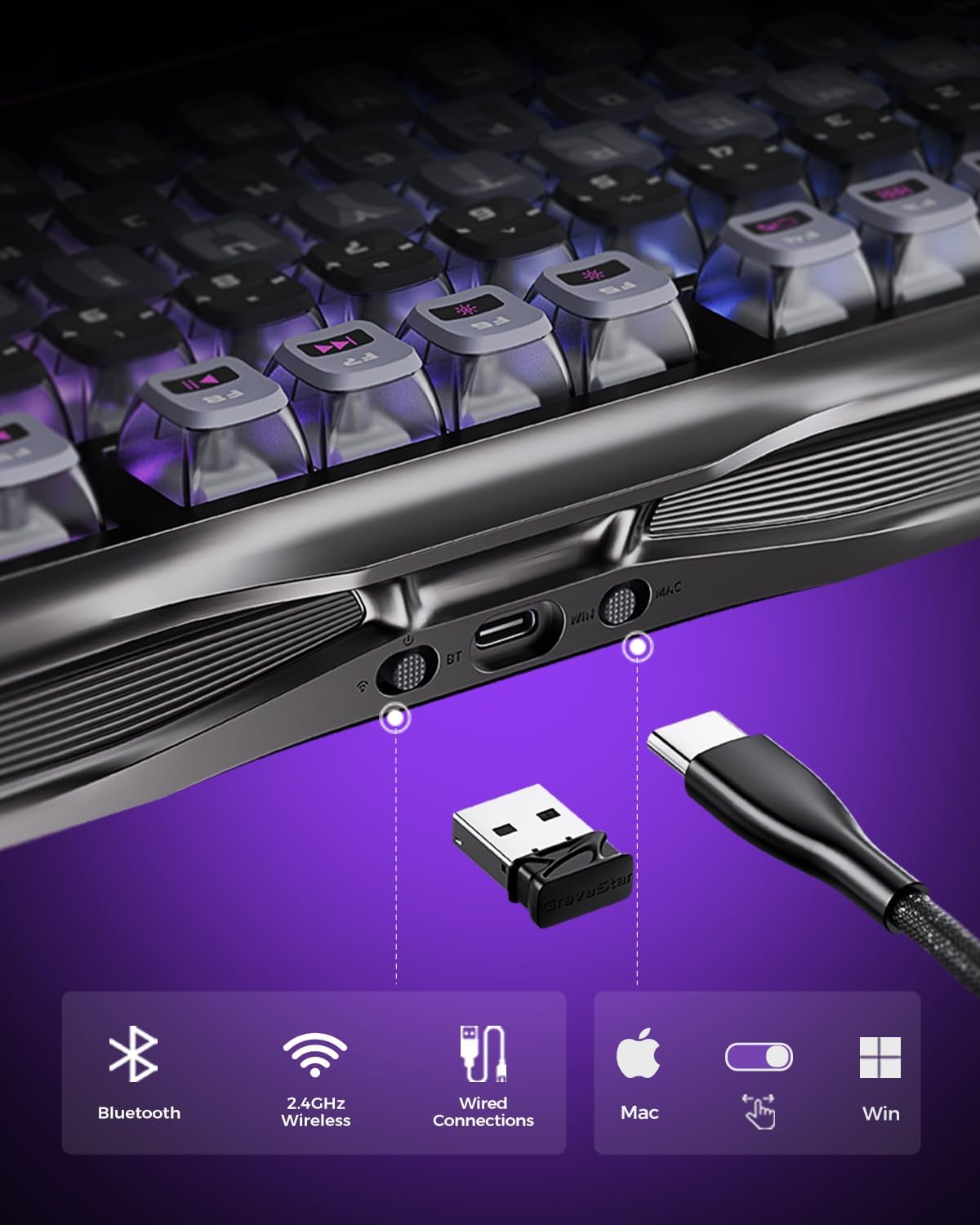 Gravity Planet K1 Pro 75% Trój – Gaming Keyboard Hot Swappable recenzja i cena