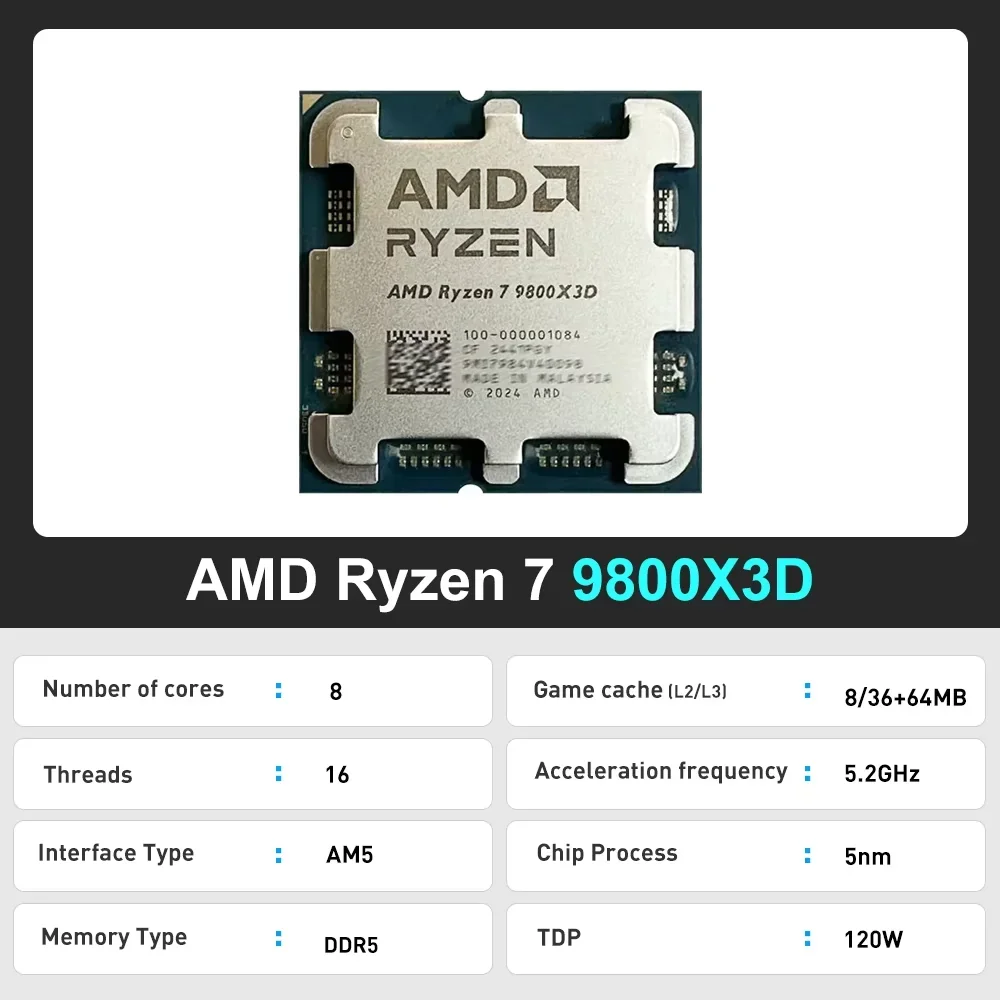 Ryzen 7 9800X3D, procesor AMD  – Amd Cpu Ryzen 7 recenzja i cena